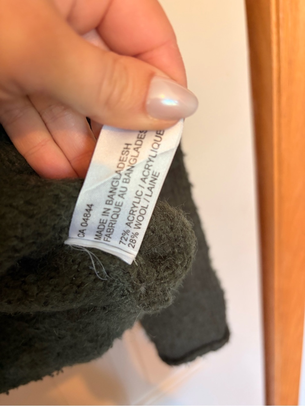 VINTAGE O2 ALWAYS WOOL BLEND ZIP UP M - Picture 4 of 4